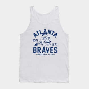 Old Style Atlanta Braves 3 by Buck Tee Tank Top